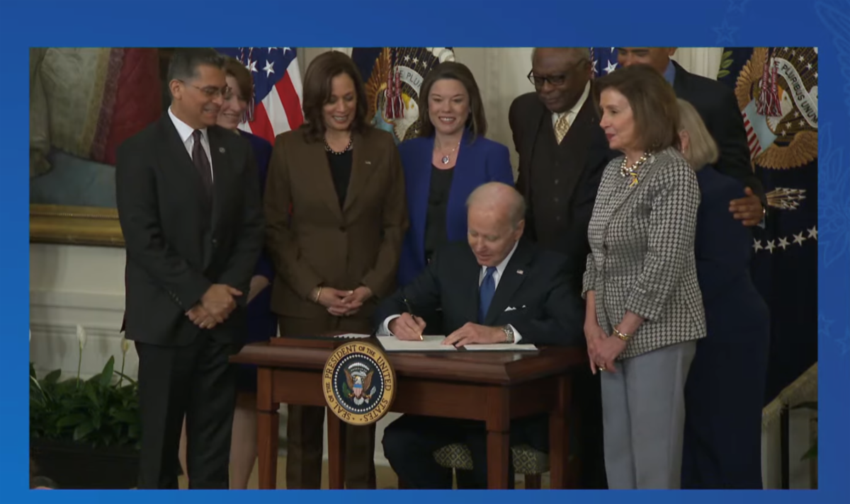 Biden signs executive order. (Photo Courtesy National Indian Health Board)