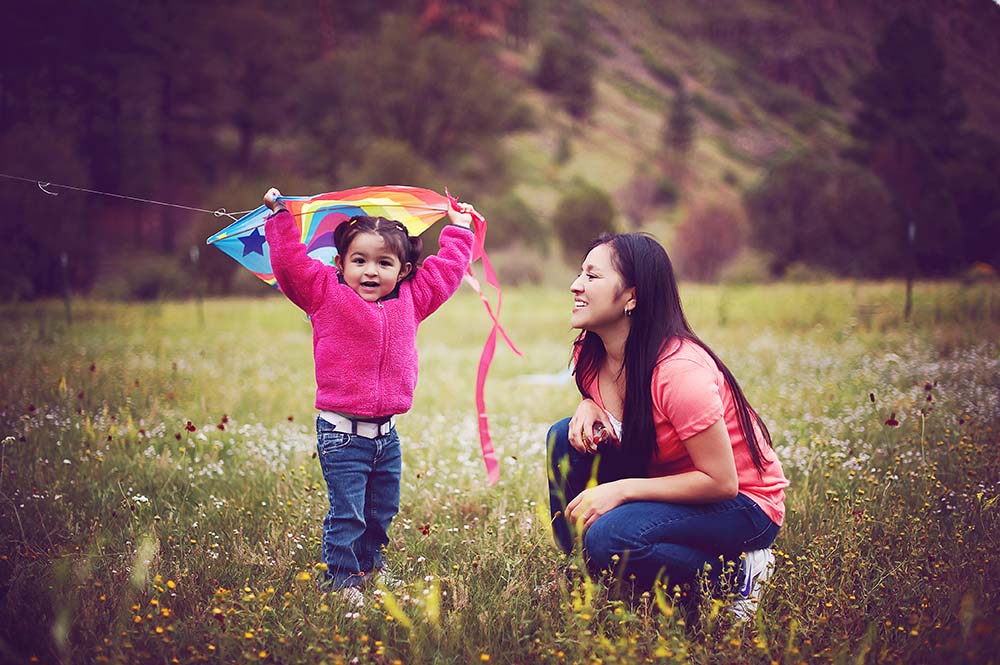 mom and daughter