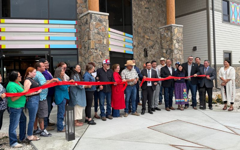 The Billings Area Indian Health Service celebrated the opening of the The Crow 19 Plex Apartment Building on Aug. 28. (photo/Facebook)