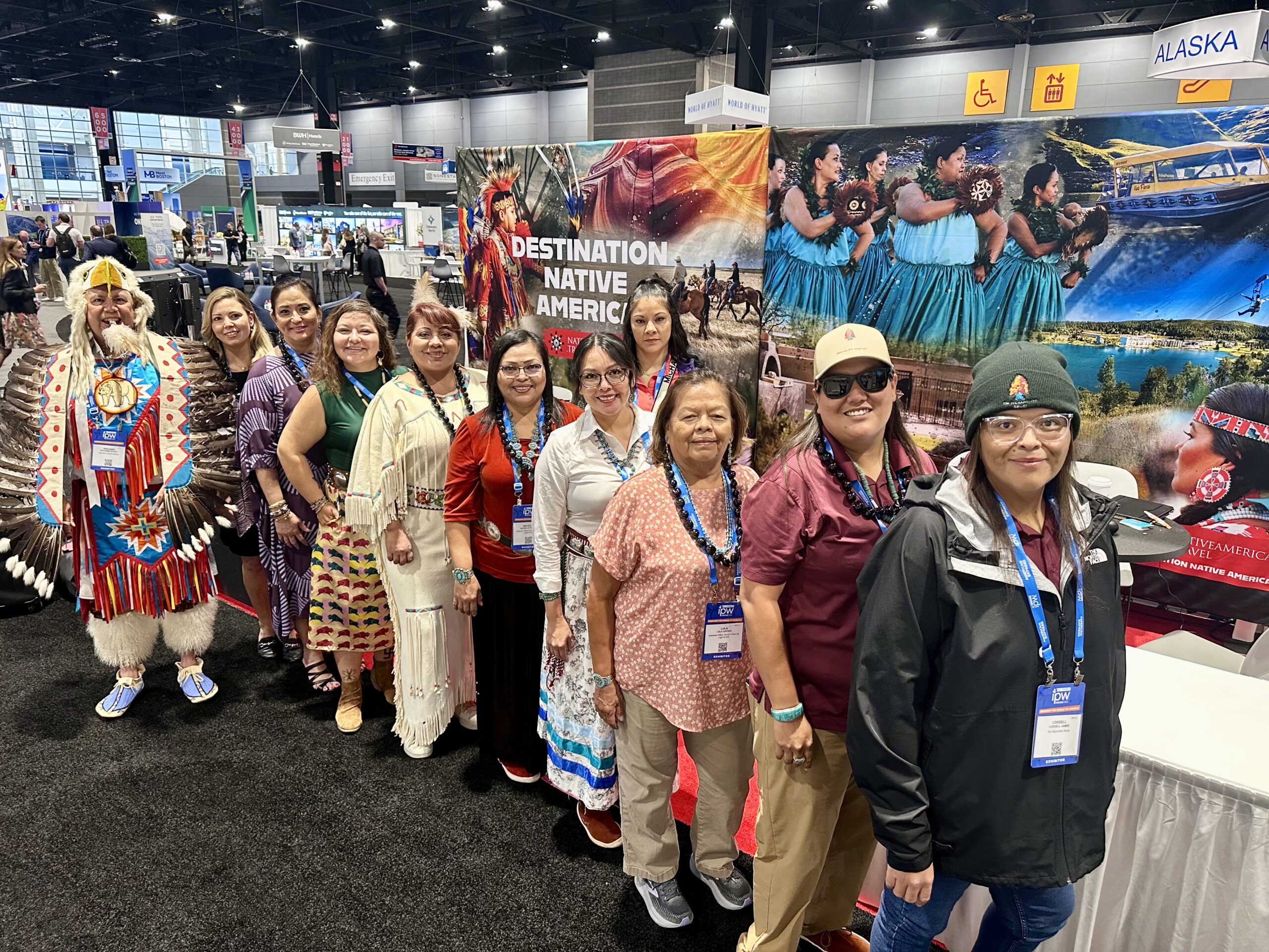 Native Americans at the international travelers conference in Chicago. (Photo/AIANTA)