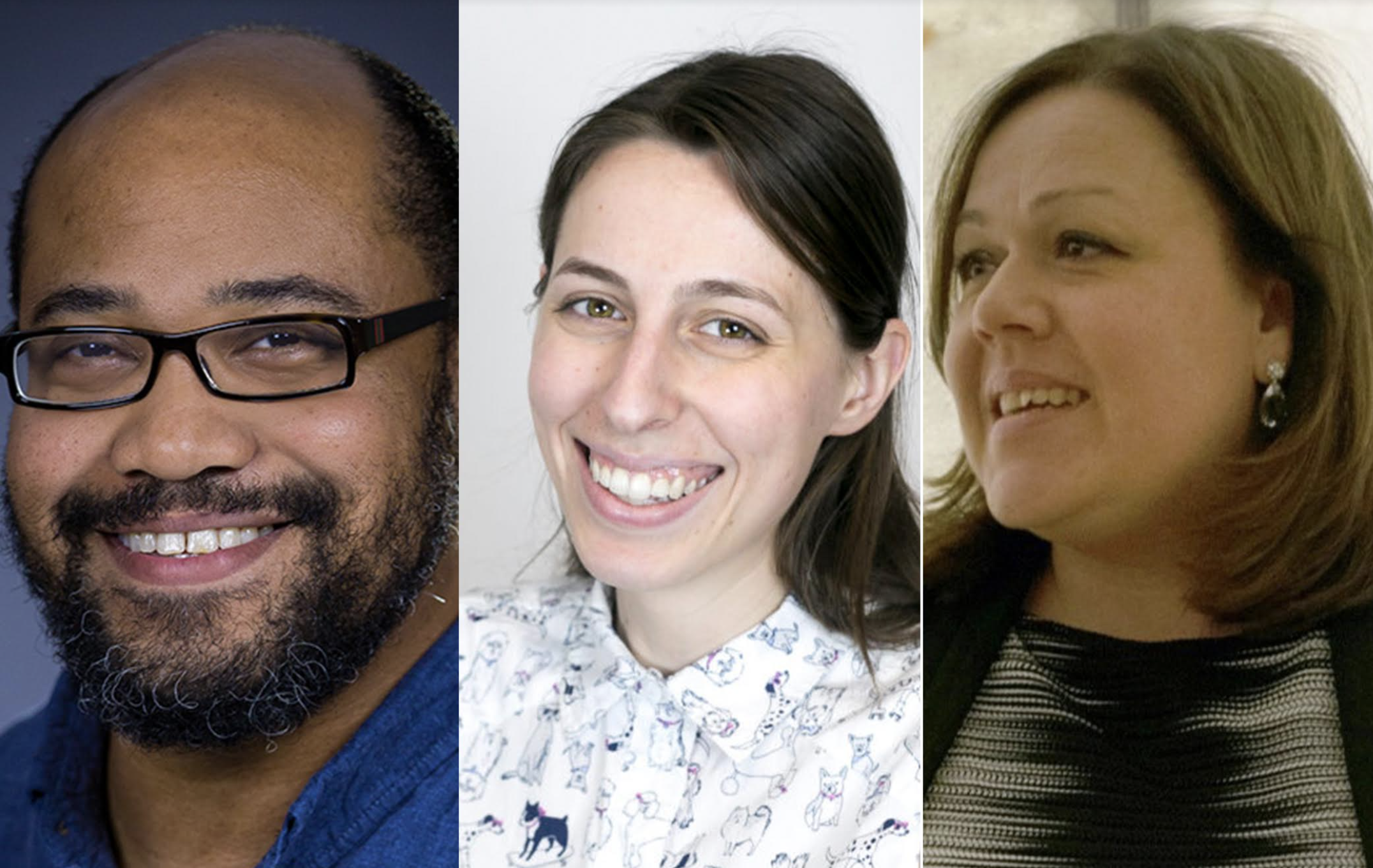 Robert Keith Collins, Corrie Roe, and Audra Simpson (Photo/Bard College)