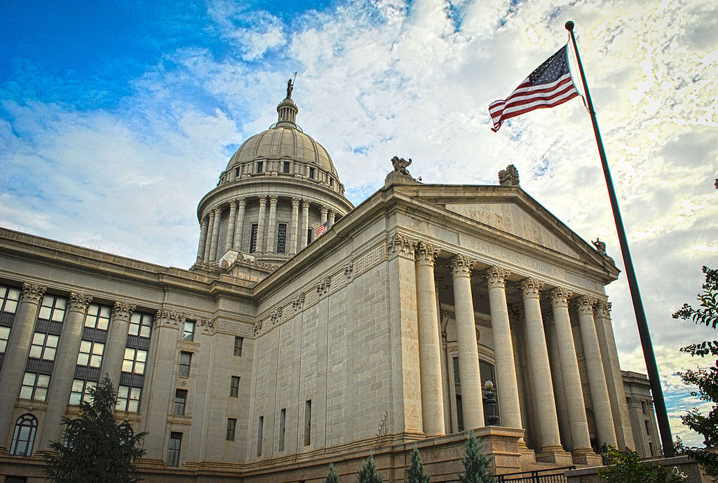 The Oklahoma State Capitol.