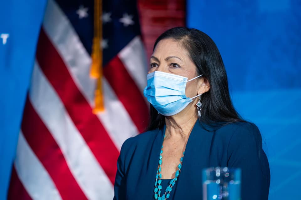 Secretary Deb Haaland. 